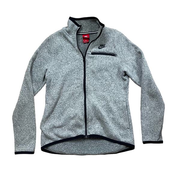 Nike Women’s Summit Jacket Gray Black Zip Up Size Medium - Picture 4 of 6